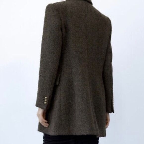 Zara Brown Trench Coat - Picture 16 of 16